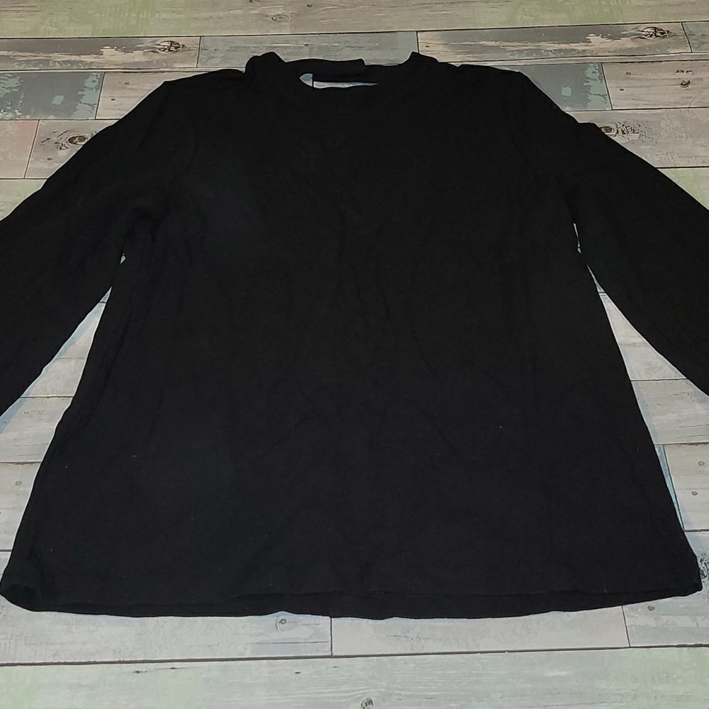 Ann Taylor Black Shirt/Top sz Medium